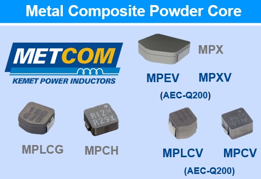 KEMET Metal Composite Inductors